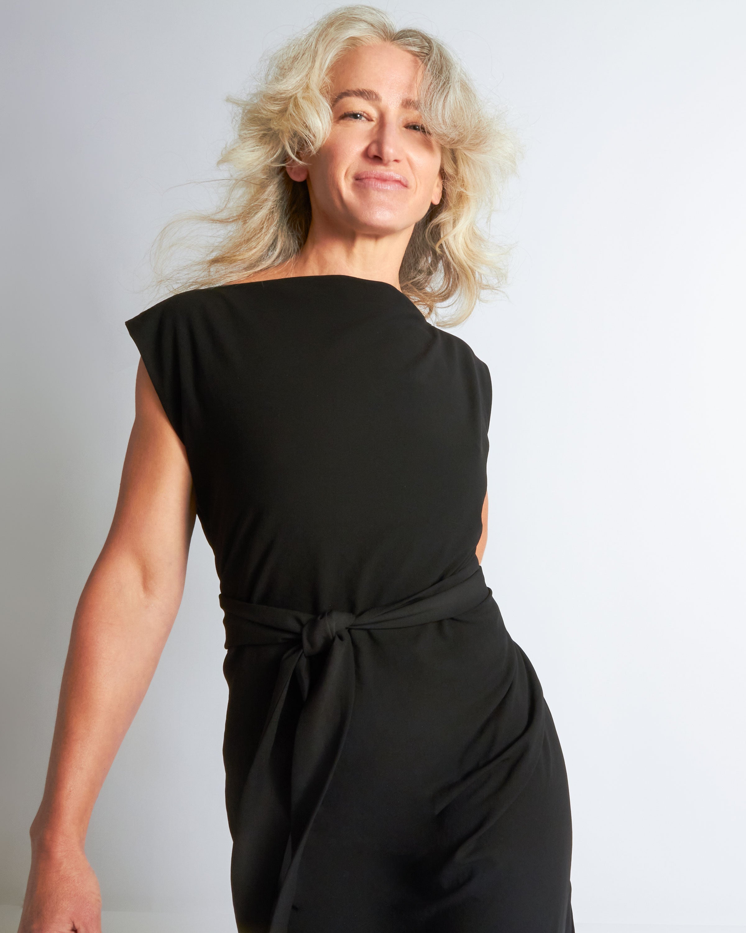 maliamills.com - jade dress - black crepe