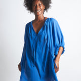 maliamills.com - giamini tunic - morisot blue cotton chiffon