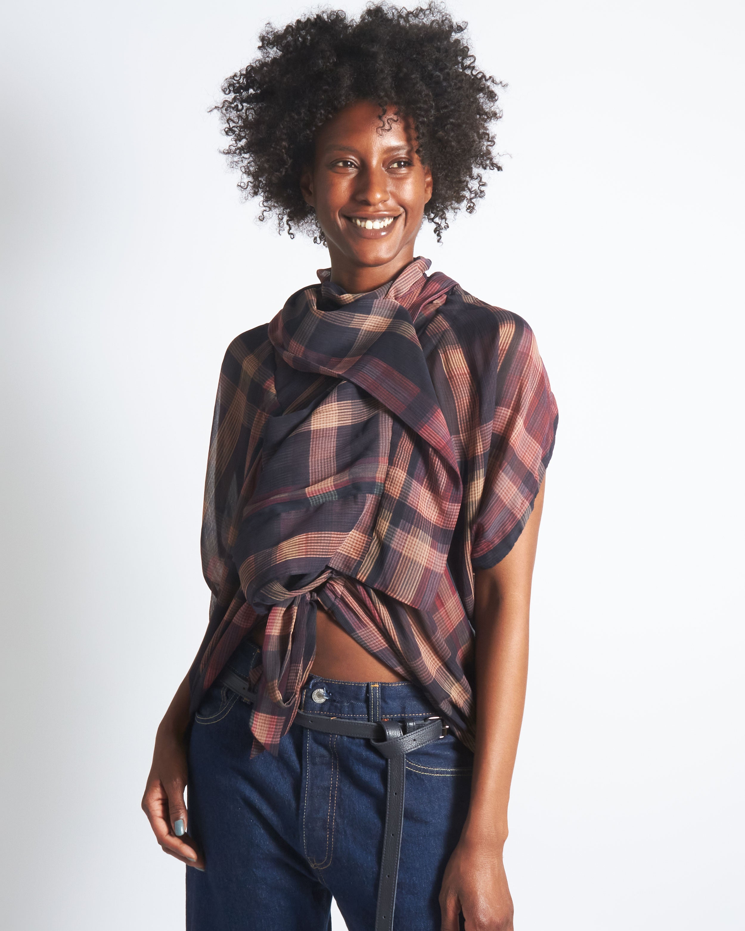 maliamills.com - kusama kimono - patti plaid - pre-order