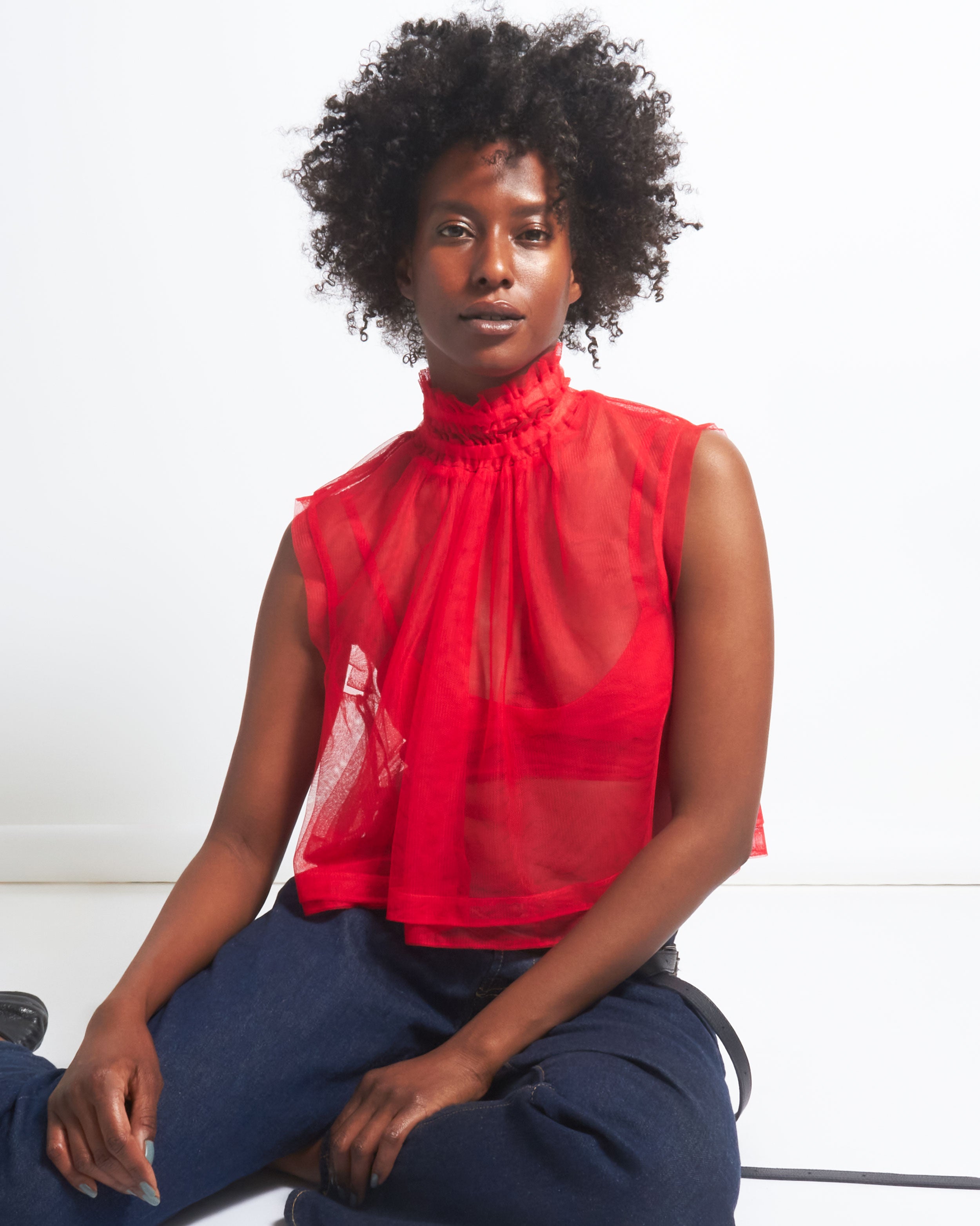 maliamills.com - tulle girl next door - red tulle