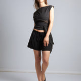 maliamills.com - suzette short - black silk