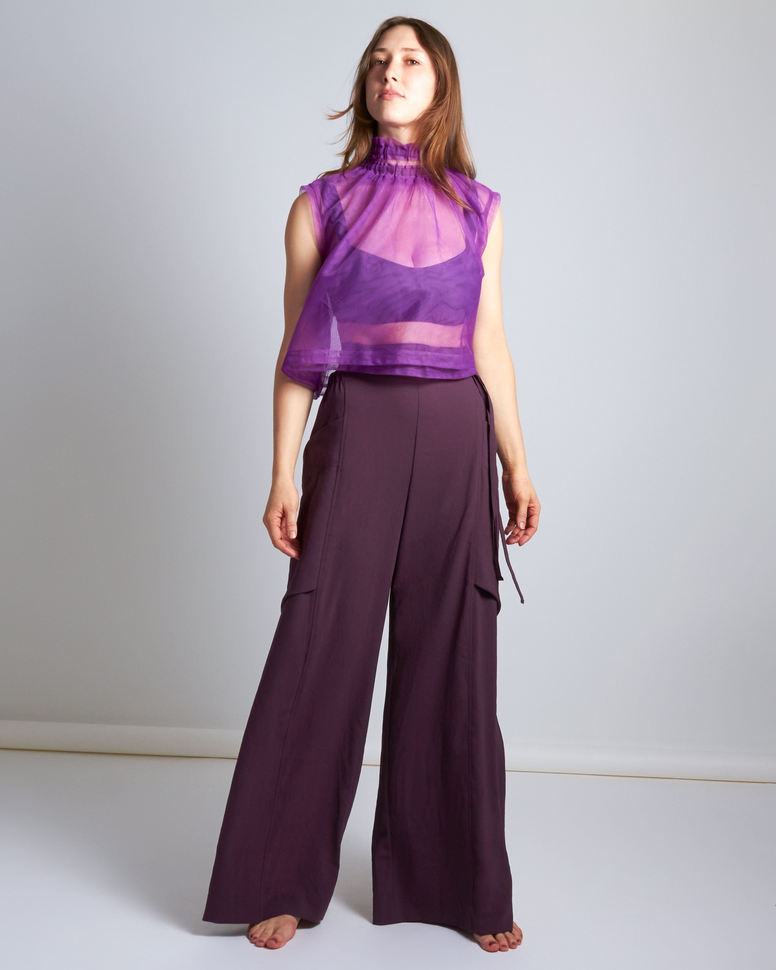 maliamills.com - arcana blouse - aurora purple tulle
