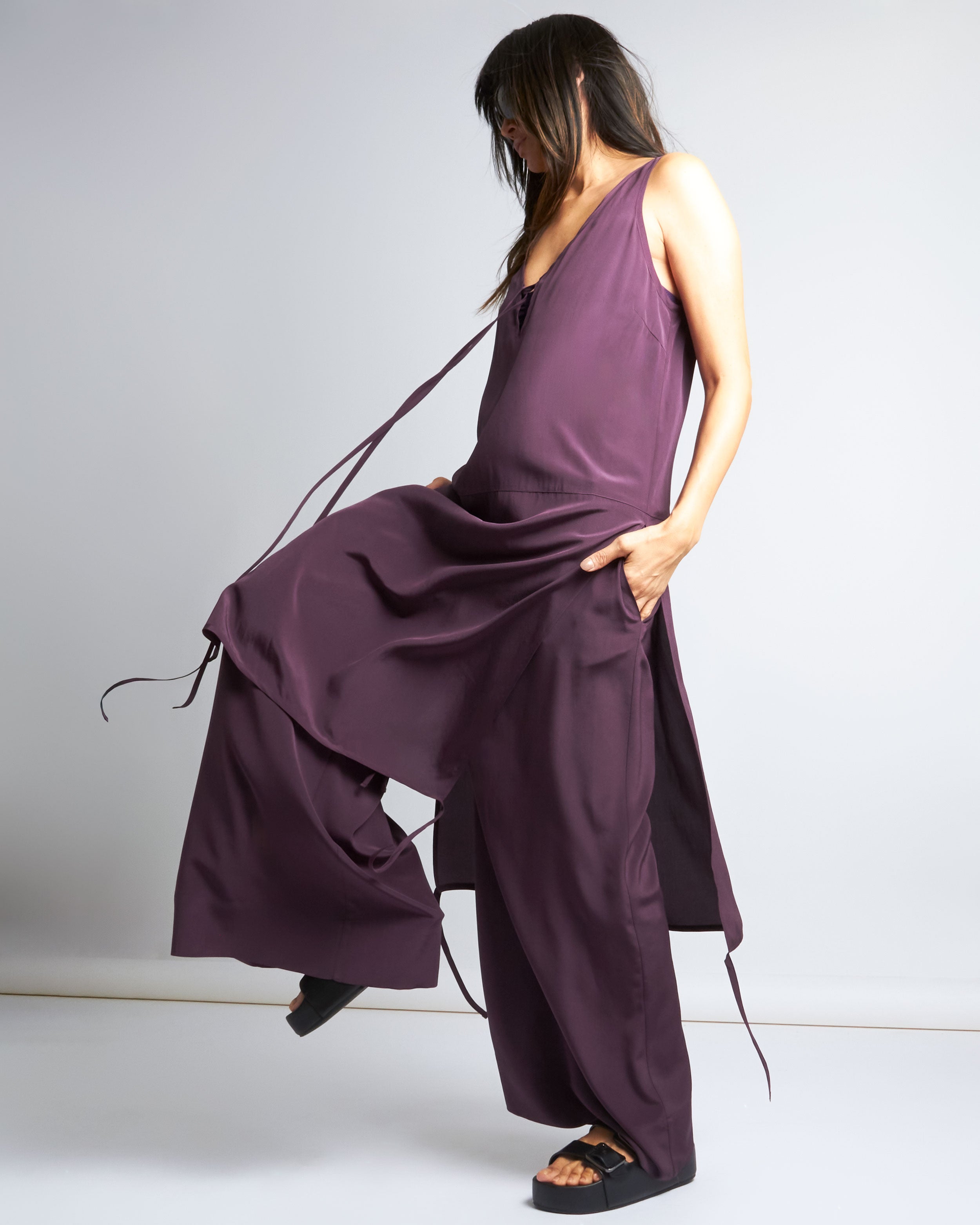 maliamills.com - josephine tunic - pixie purple silk