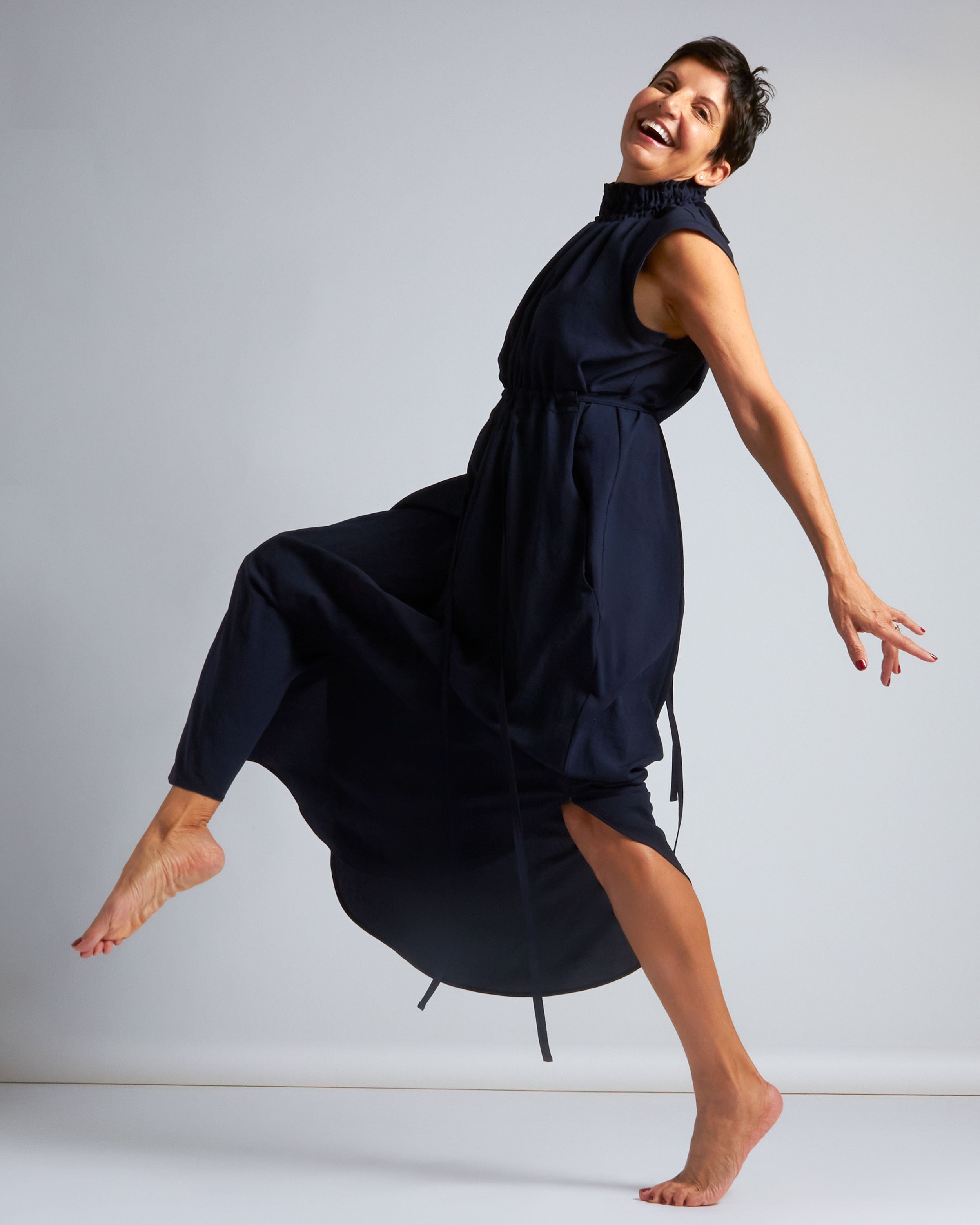 maliamills.com - florence dress - binoche navy georgette