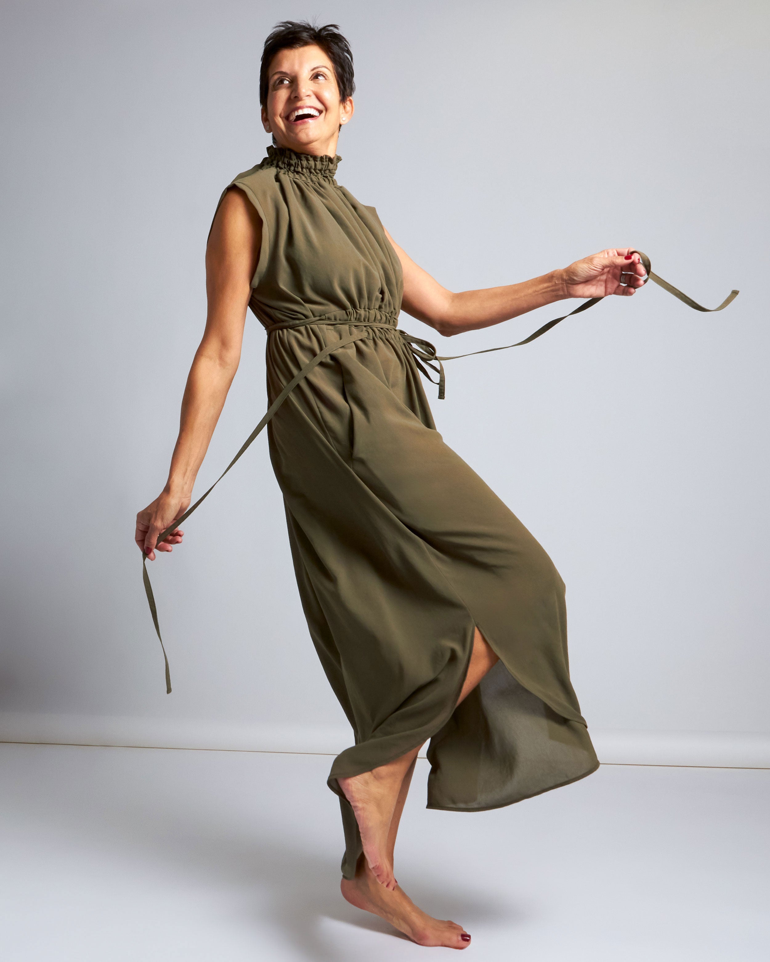 maliamills.com - florence dress - shelby green georgette