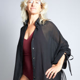 maliamills.com - kiki dress - black cotton chiffon - pre - order