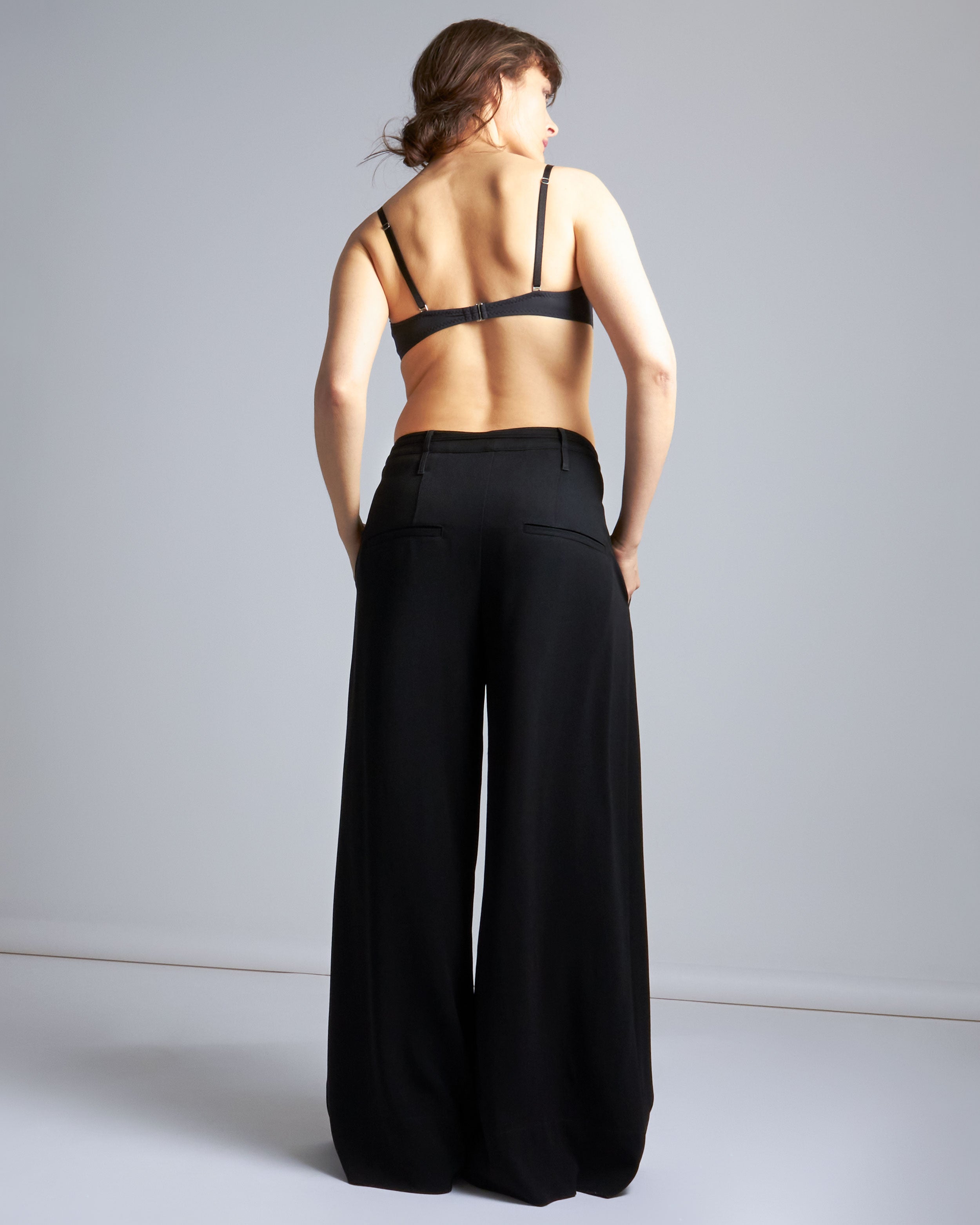 maliamills.com - paloma pant - black heavy crepe - pre - order