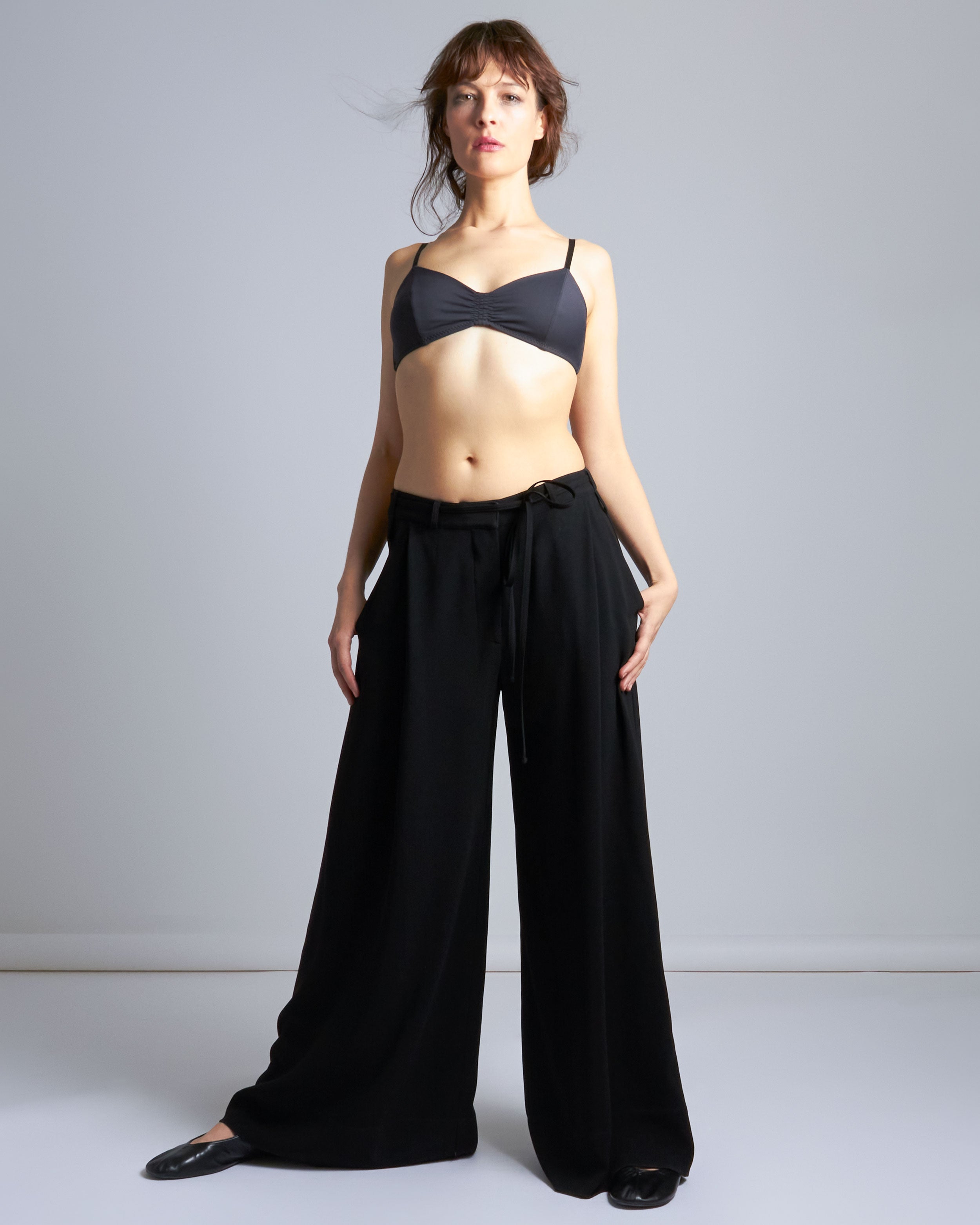 maliamills.com - paloma pant - black heavy crepe - pre - order