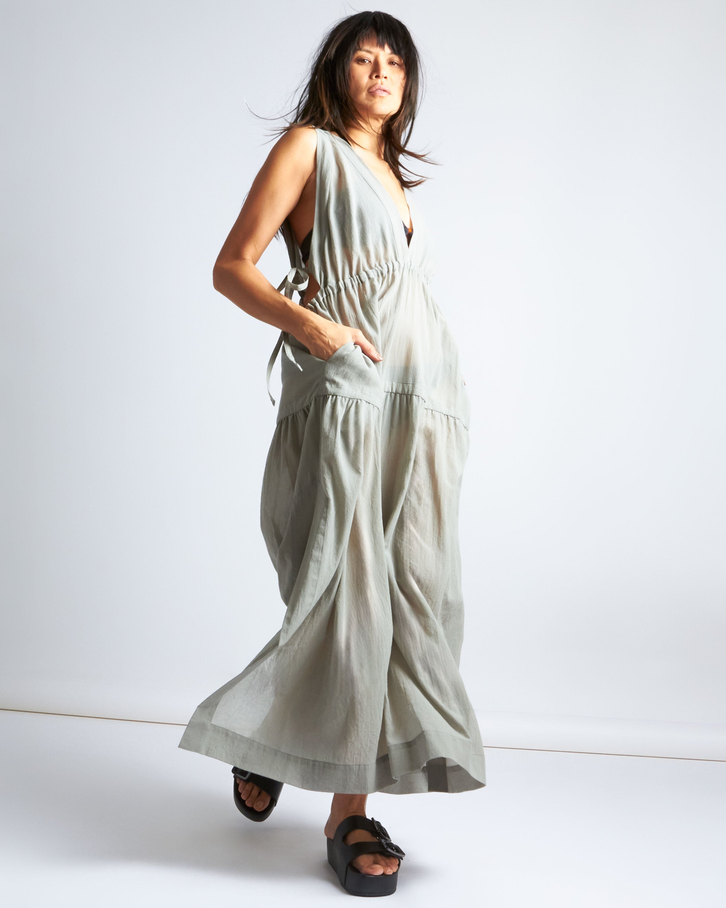 maliamills.com - blondell coverup - lilla green cotton chiffon