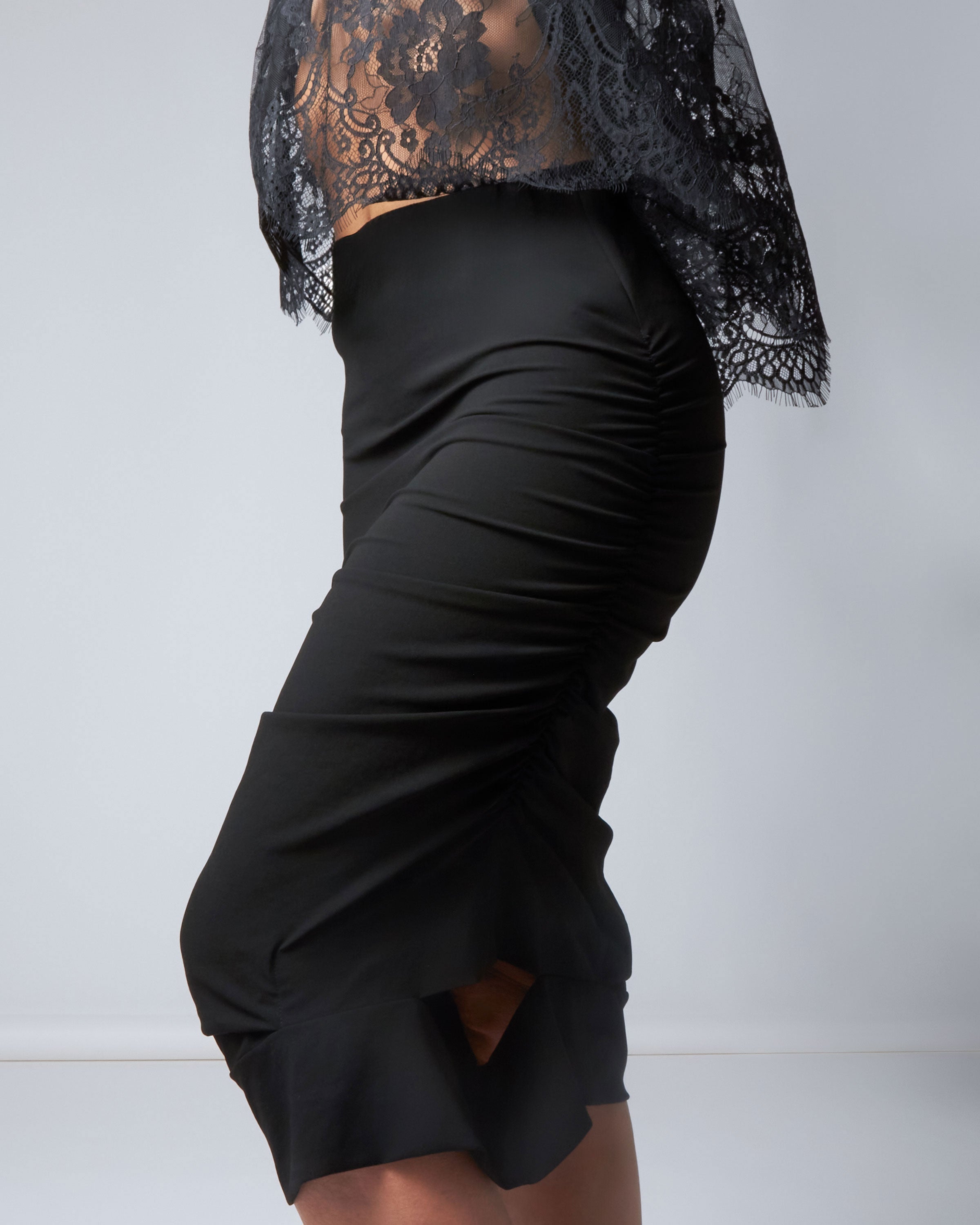 maliamills.com - artemis skirt - black crepe