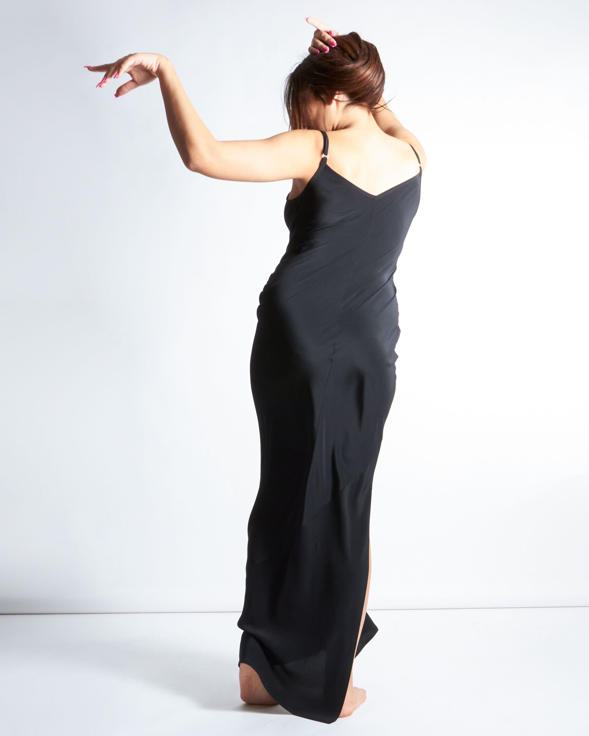 maliamills.com - amber slip dress - black silk