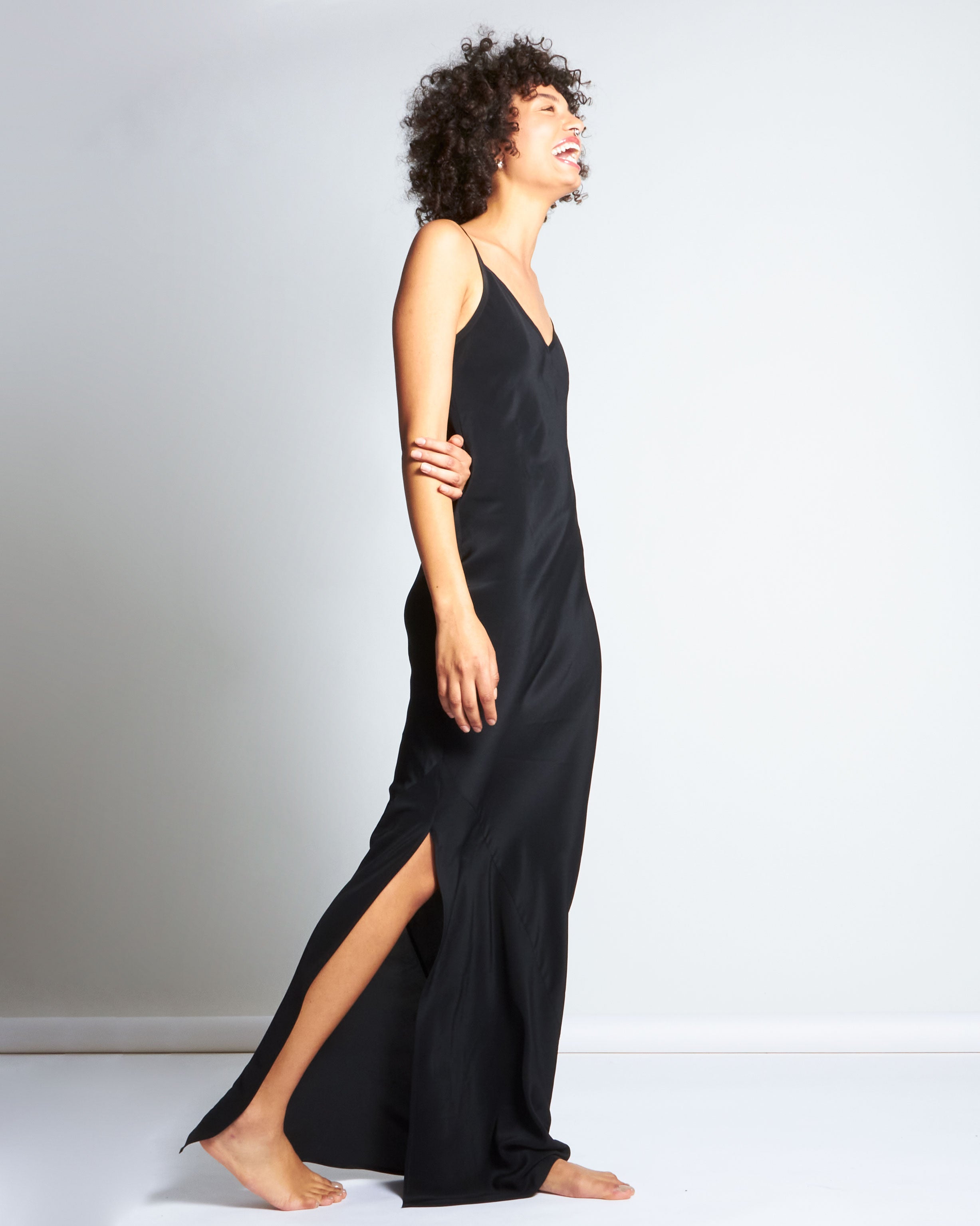maliamills.com - amber slip dress - black silk