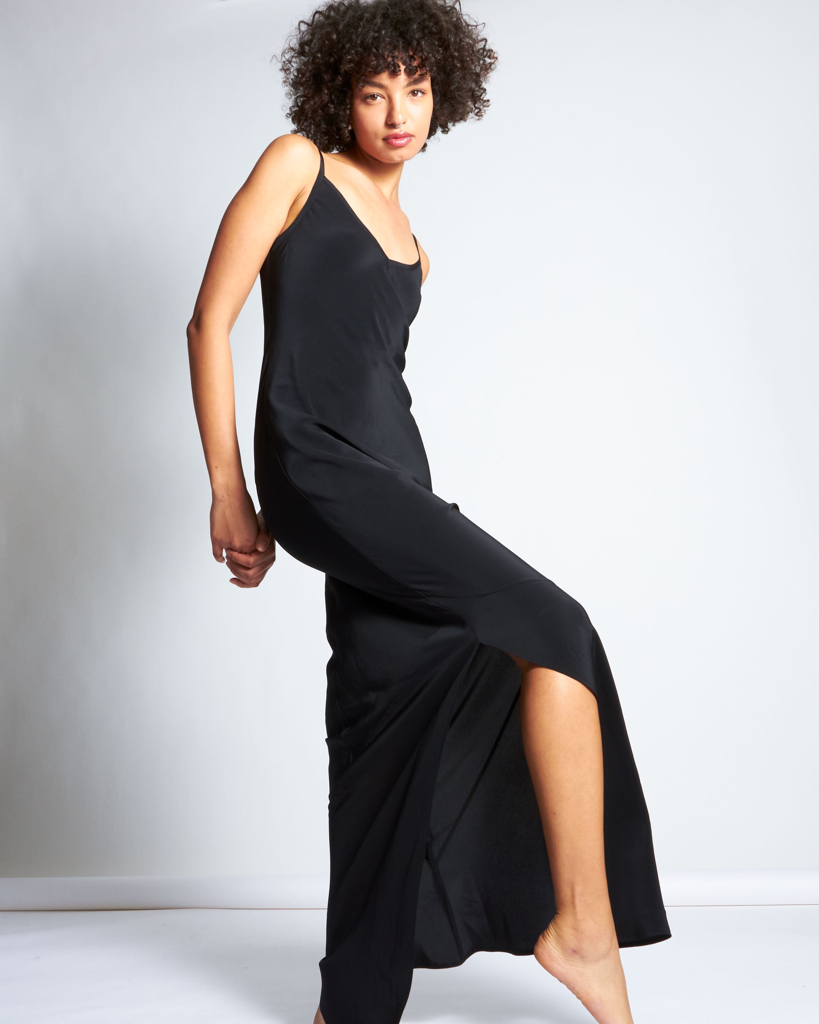 maliamills.com - amber slip dress - black silk