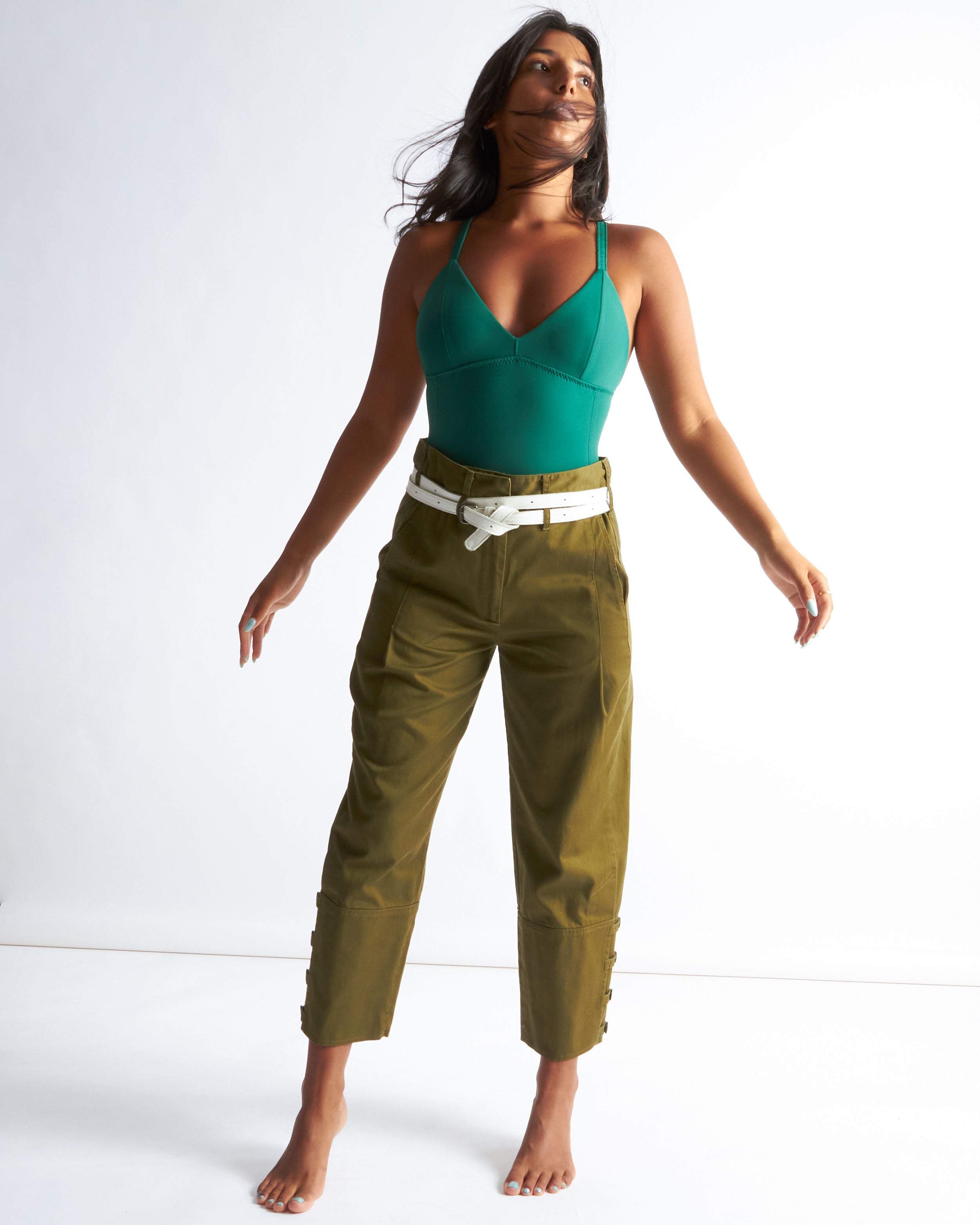 maliamills.com - anishka pant - hazel green twill