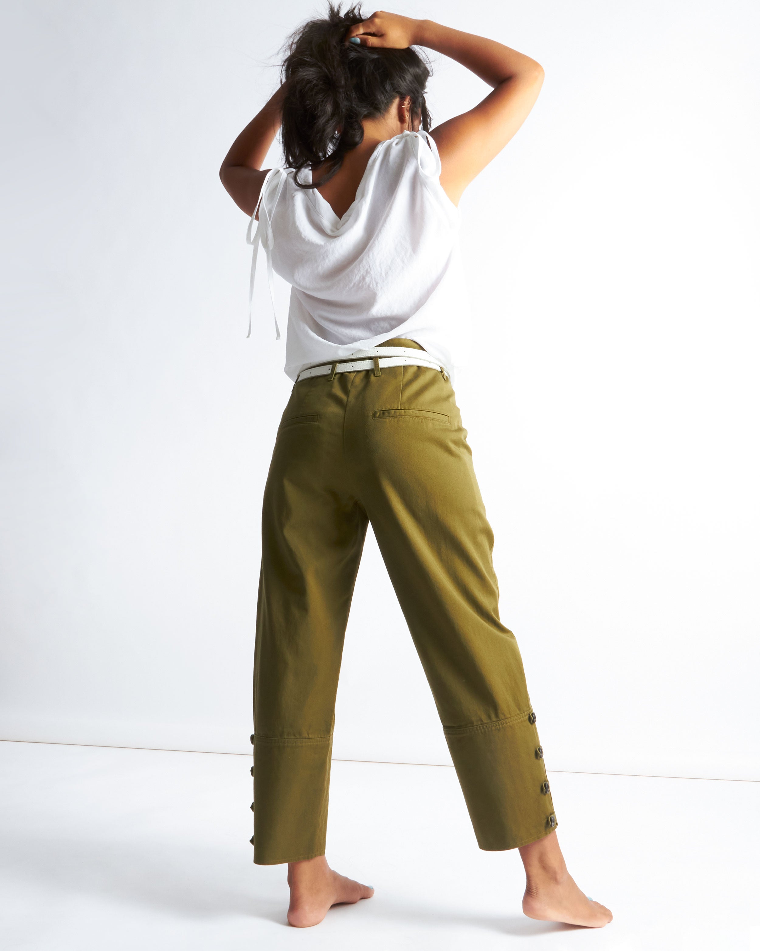maliamills.com - anishka pant - hazel green twill