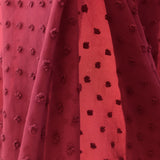 maliamills.com - anastasia dress - belladonna red flock - archival