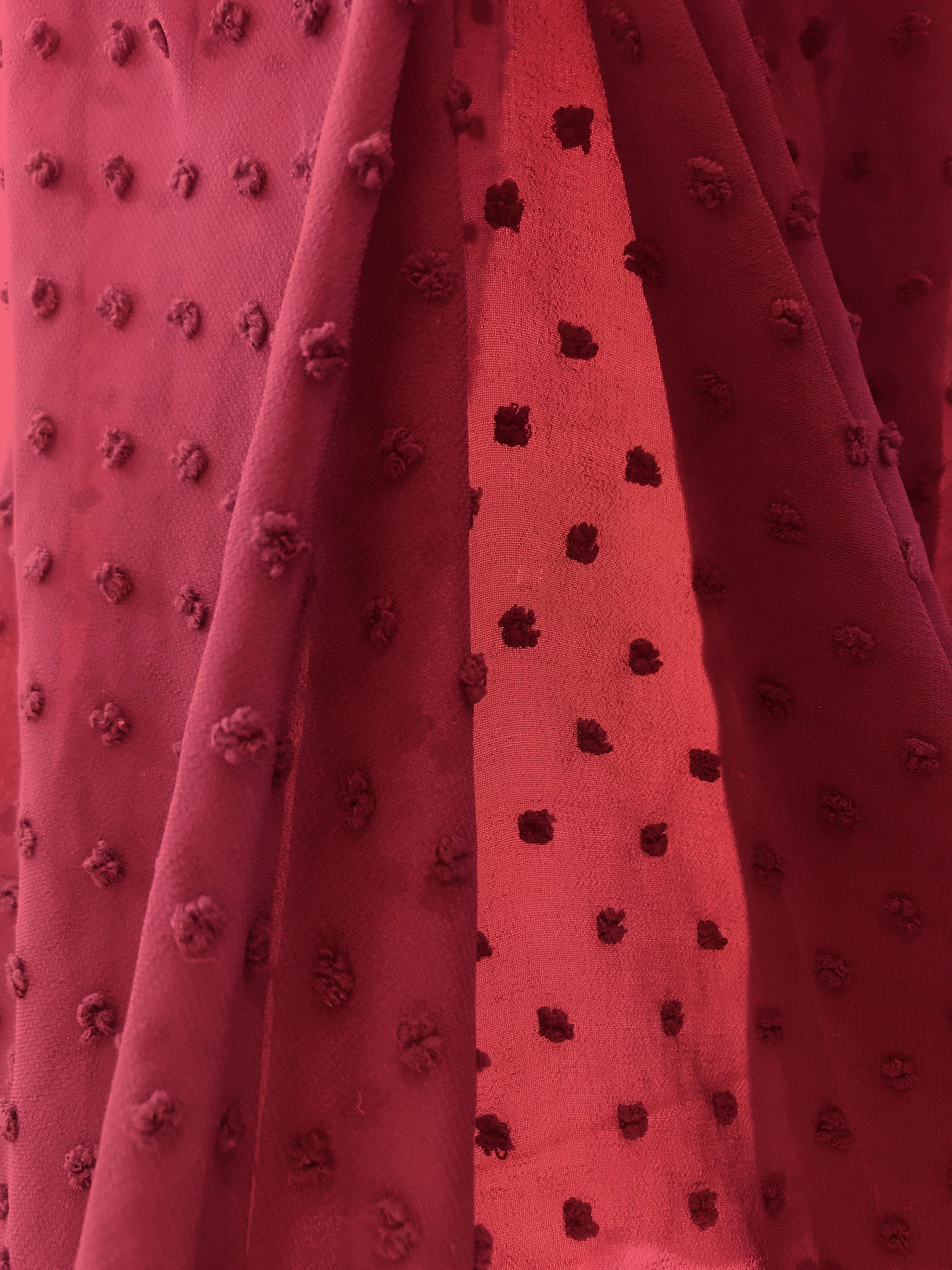 maliamills.com - anastasia dress - belladonna red flock - archival