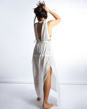 maliamills.com - blondell coverup - white cotton chiffon