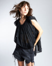 maliamills.com - cloud blouse - black tulle